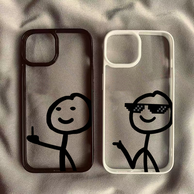 Phone Cases Quirky - Cute Funny Matchman Phone Case For