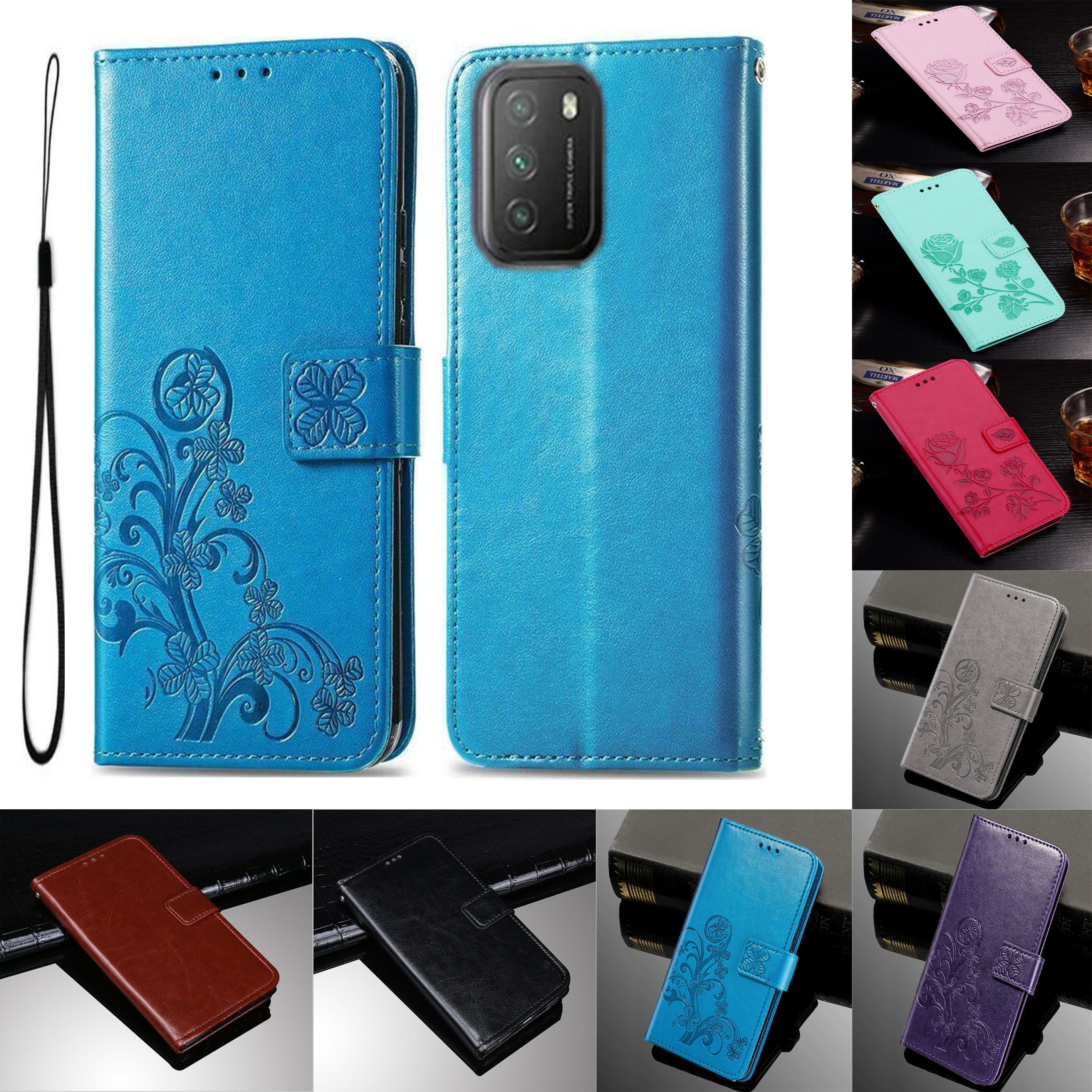 Phone Cases With Wallet On Back - Flip Etui on For Xiaomi Poco