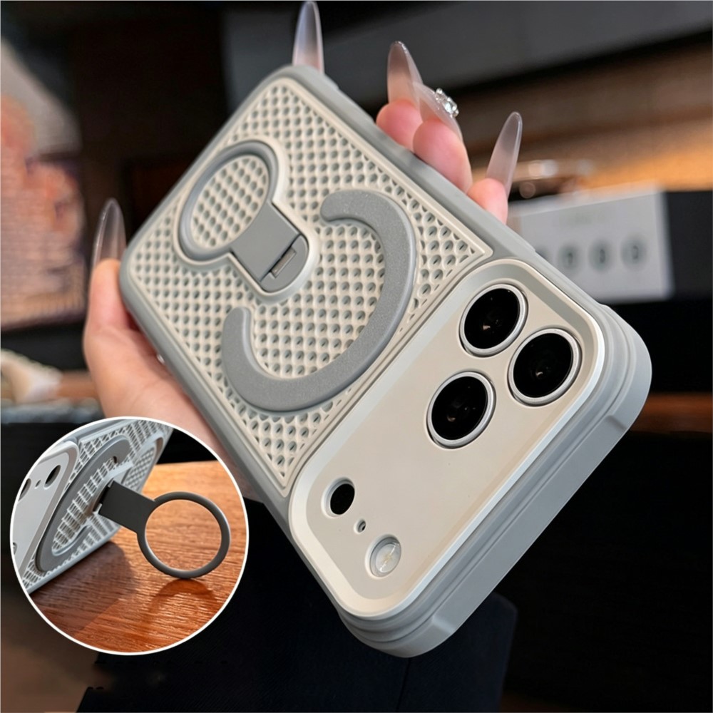 Ring Stand Case - Honeycomb Hole Heat Dissipation Ring Stand