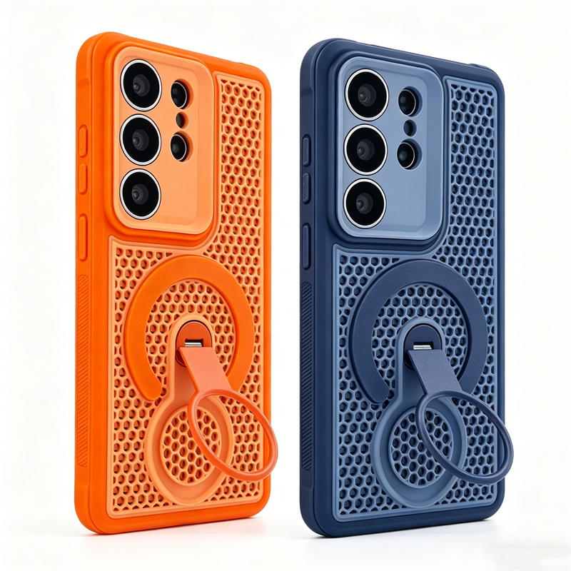 Ring Stand Case - Heat Dissipation Breathable Ring Stand Holder