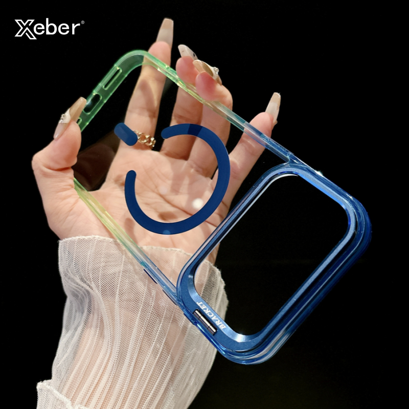 Ring Stand Case - Lens Stand Holder Gradient Transparent Magnetic