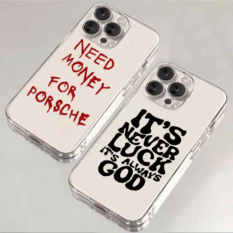 Phone Cases Quirky - Funny Aesthetic English Pattern Phone Case
