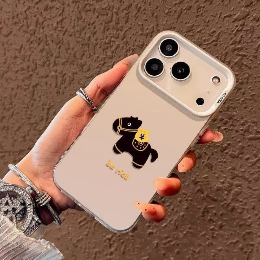 Cartoon Dark Horse Pattern Col - đánh giá và giá Phone Cases Horse