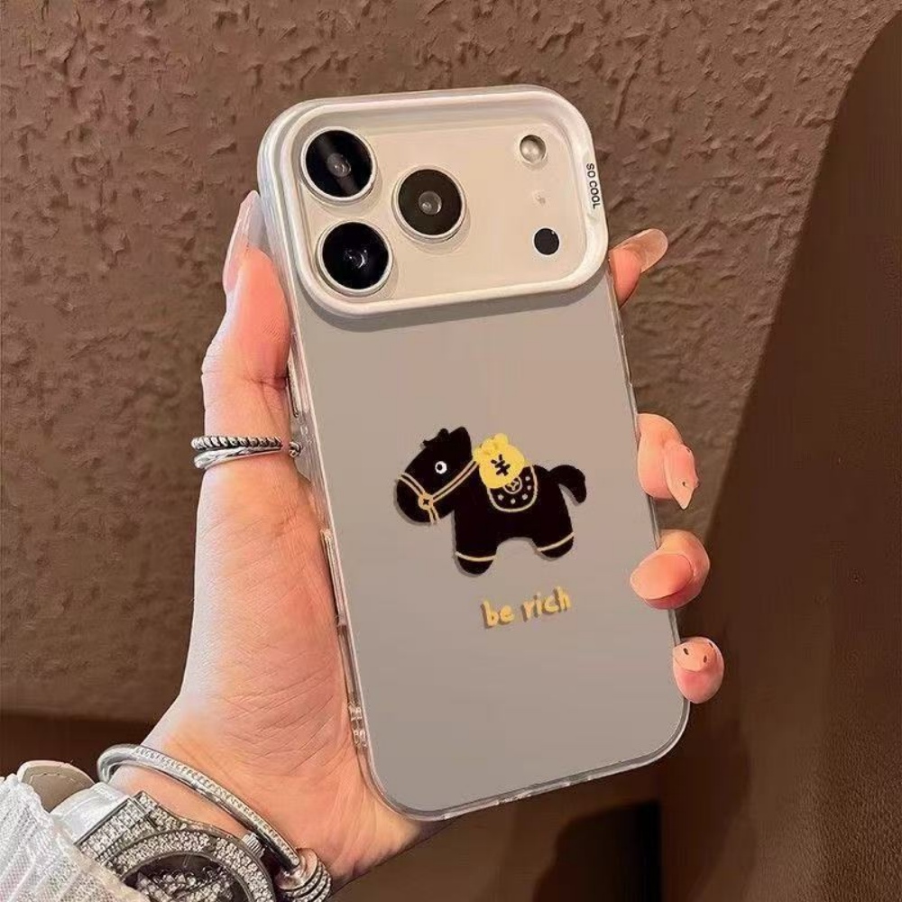 Cartoon Dark Horse Pattern Col - đánh giá và giá Phone Cases Horse
