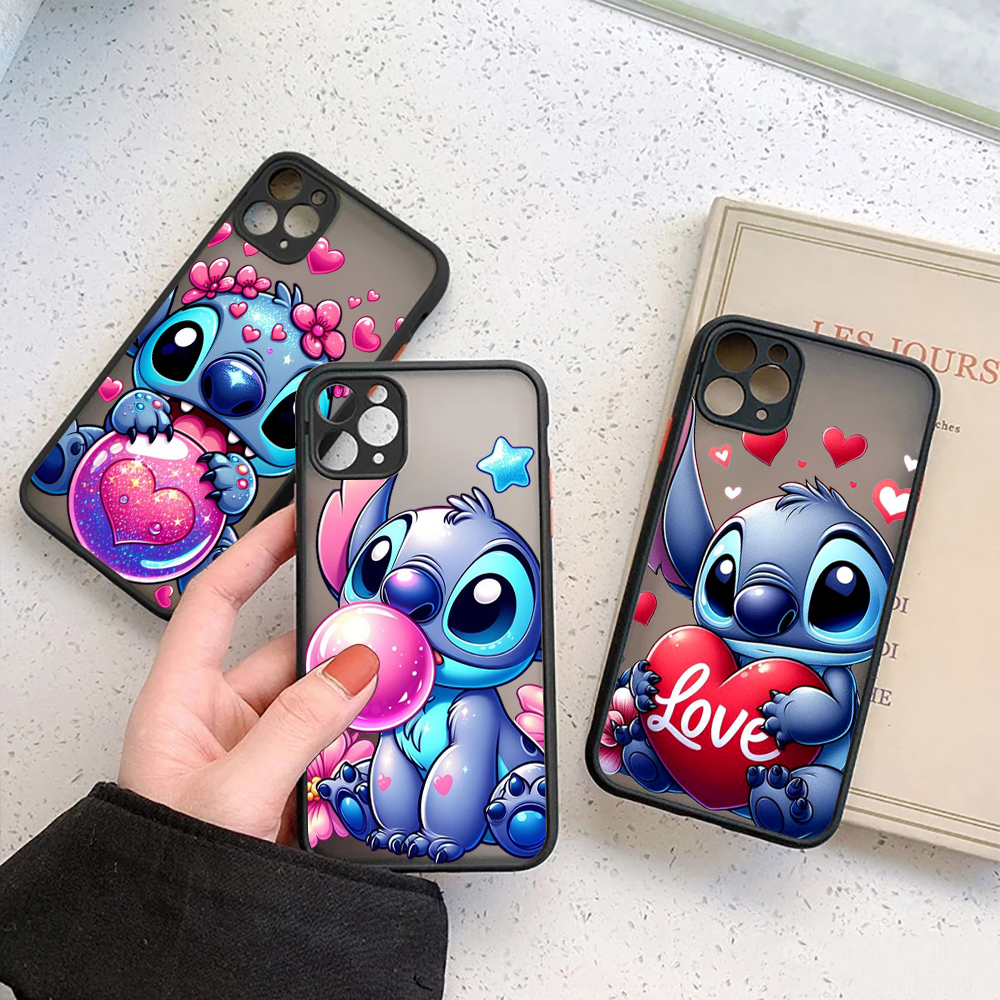 Cute Stitch Love Matte Translu - đánh giá và giá Phone Cases Disney
