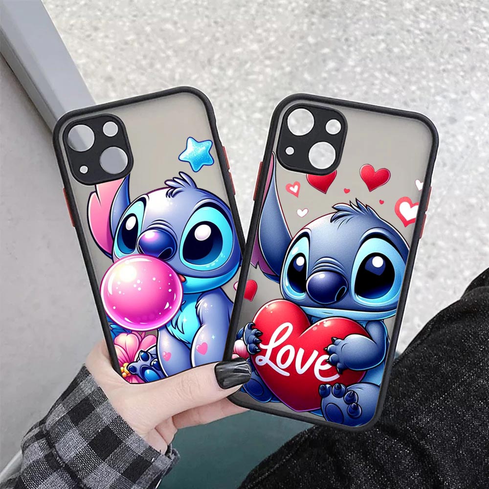 Cute Stitch Love Matte Translu - đánh giá và giá Phone Cases Disney