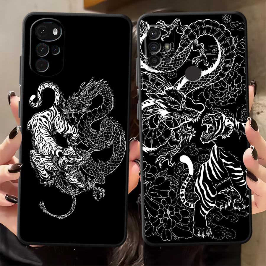 Dragon Tiger Sketch Case for M - đánh giá và giá Phone Cases For Motorola