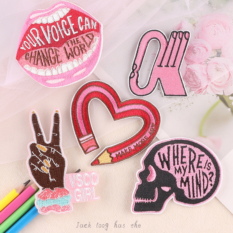 Iron On Patches Pink Girl Love - đánh giá và giá Phone Cases Eco Friendly