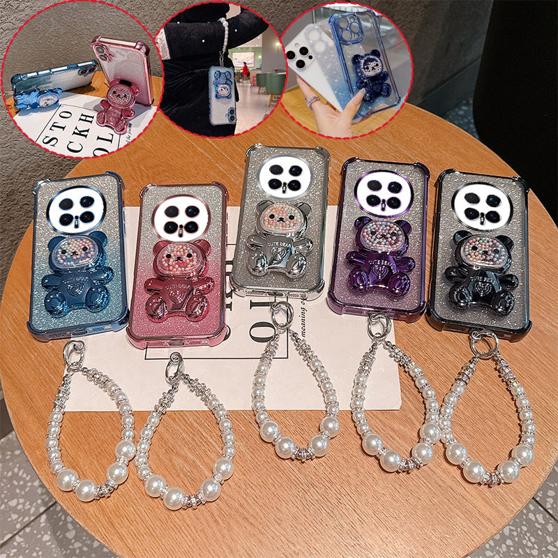 Cute Bear Cartoon Holder Pearl - đánh giá và giá Phone Cases Honor