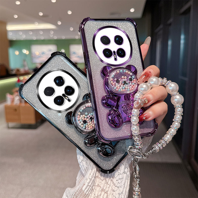 Cute Bear Cartoon Holder Pearl - đánh giá và giá Phone Cases Honor