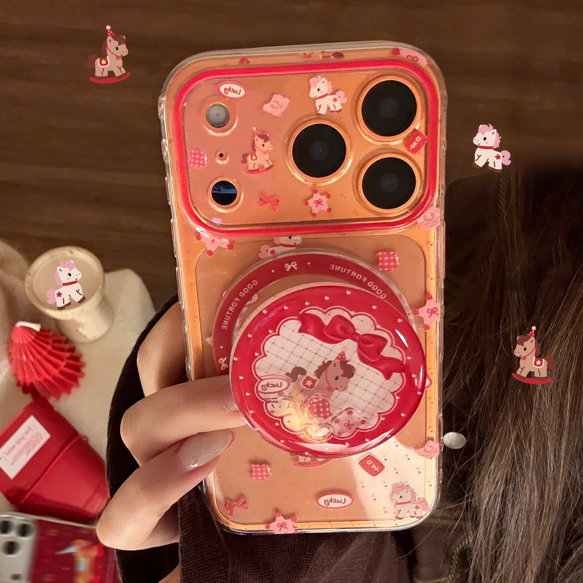 2026 Korean Cartoon Horse Quic - đánh giá và giá Phone Cases Horse