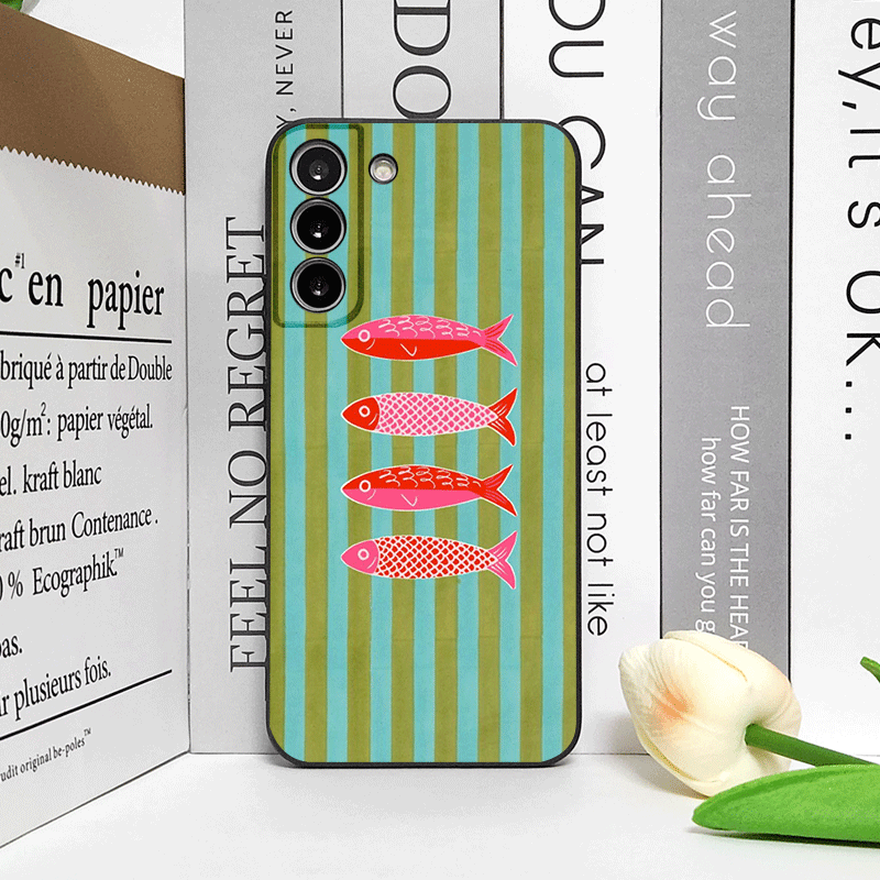 Cute Striped Pattern Sardines  - đánh giá và giá Phone Cases For Motorola