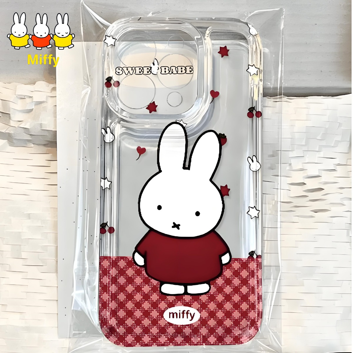 Cute Miffy Rabbit Phone Case C - đánh giá và giá Phone Cases Rubber