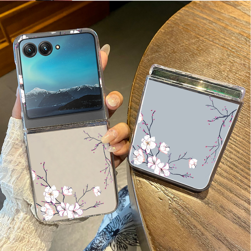 White Flowers Pattern Phone Ca - đánh giá và giá Phone Cases For Motorola
