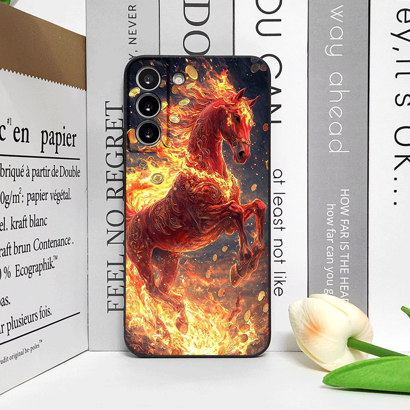 Fashion Chinese-Style Red Hors - đánh giá và giá Phone Cases Horse