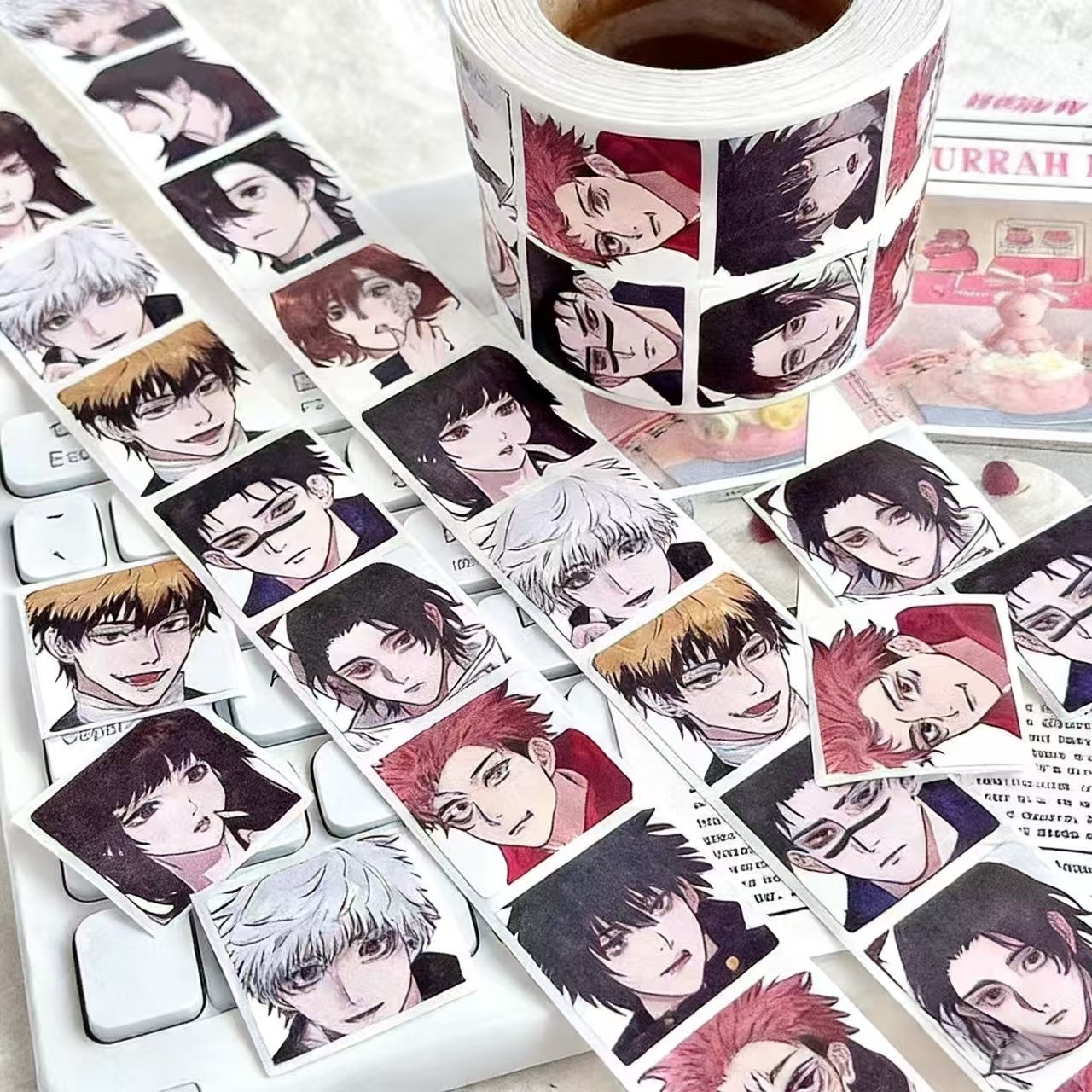 500pcs/roll Jujutsu Kaisen Gra - đánh giá và giá Phone Cases Jujutsu Kaisen