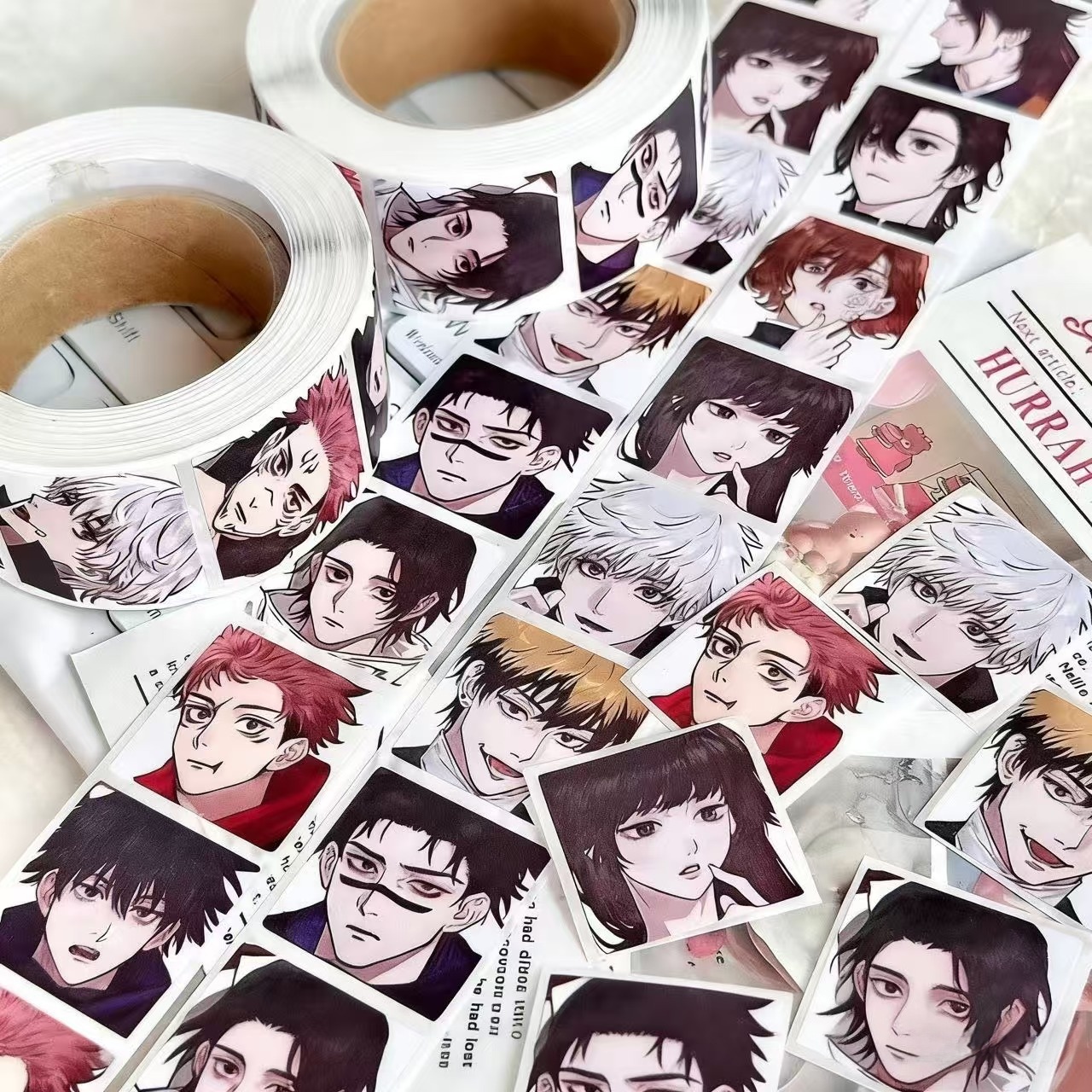 500pcs/roll Jujutsu Kaisen Gra - đánh giá và giá Phone Cases Jujutsu Kaisen