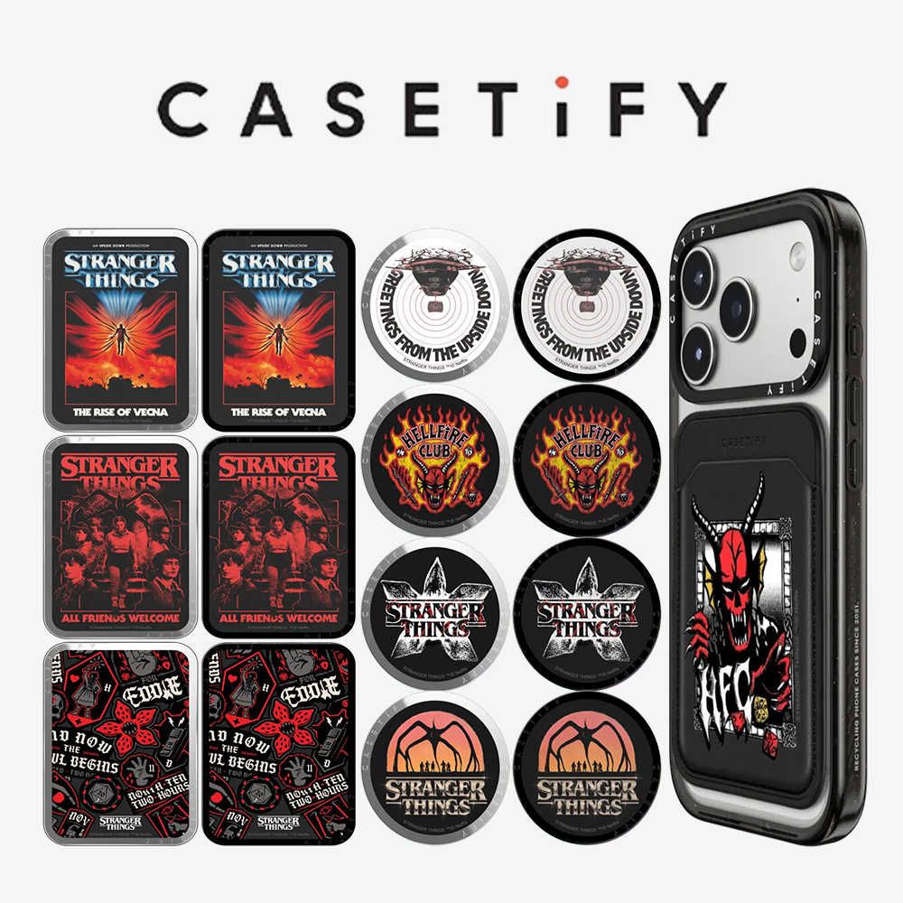 CASETIFY Stranger Things Serie - đánh giá và giá Ring Stand Case
