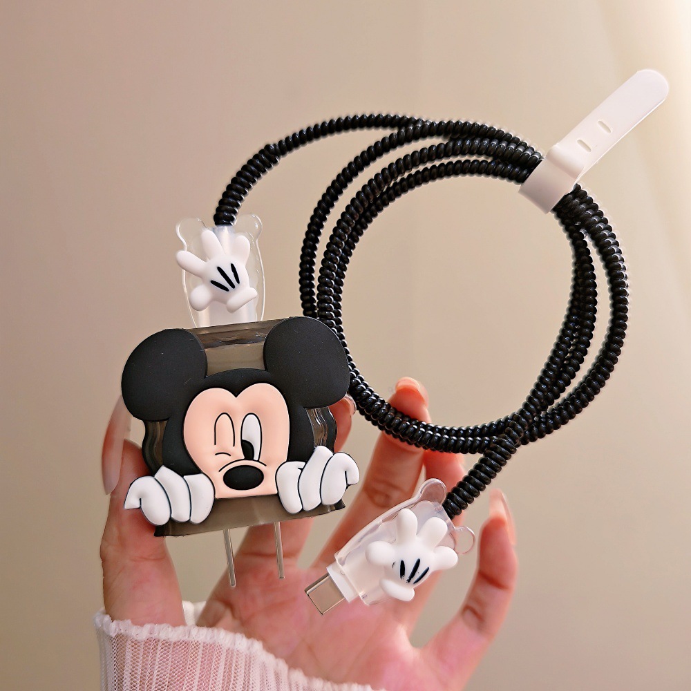 Cute Mickey Minnie Cable Prote - đánh giá và giá Phone Cases Rubber