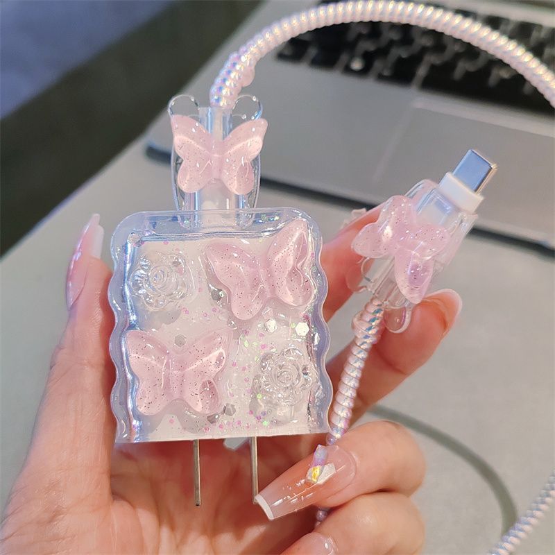 Cute Crystal Butterfly Pink Ch - đánh giá và giá Phone Cases Rubber
