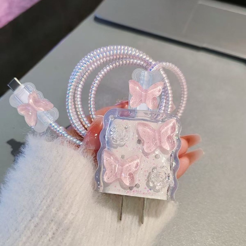 Cute Crystal Butterfly Pink Ch - đánh giá và giá Phone Cases Rubber