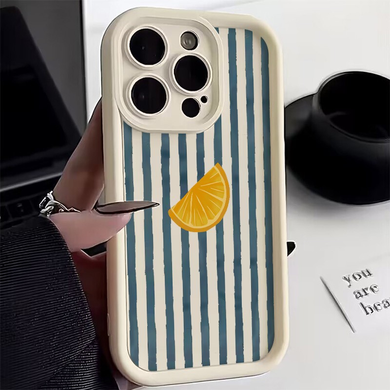 Striped Lemon Slice Pattern Ph - đánh giá và giá Phone Cases Protective