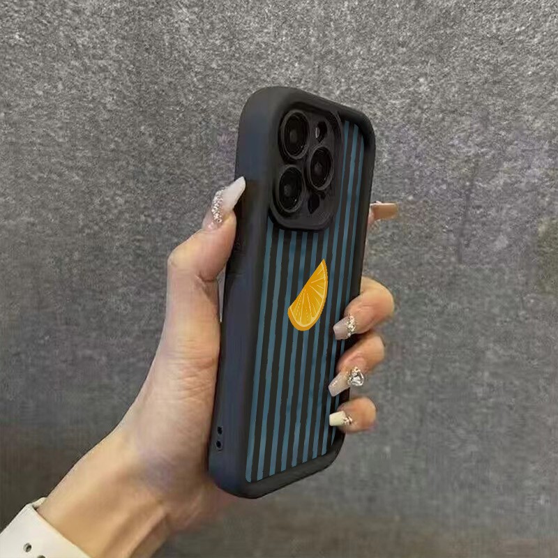 Striped Lemon Slice Pattern Ph - đánh giá và giá Phone Cases Protective