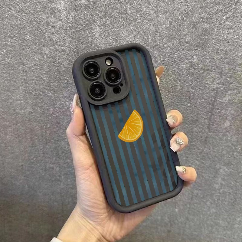 Striped Lemon Slice Pattern Ph - đánh giá và giá Phone Cases Protective