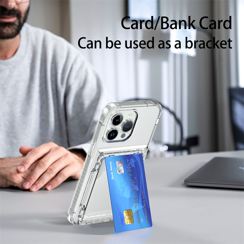 Transparent Card Slot Bag Hold - đánh giá và giá Phone Cases With Wallet On Back