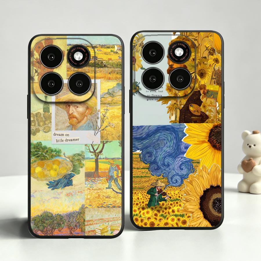 Van Gogh Sunflower Collage Pho - đánh giá và giá Phone Cases For Motorola