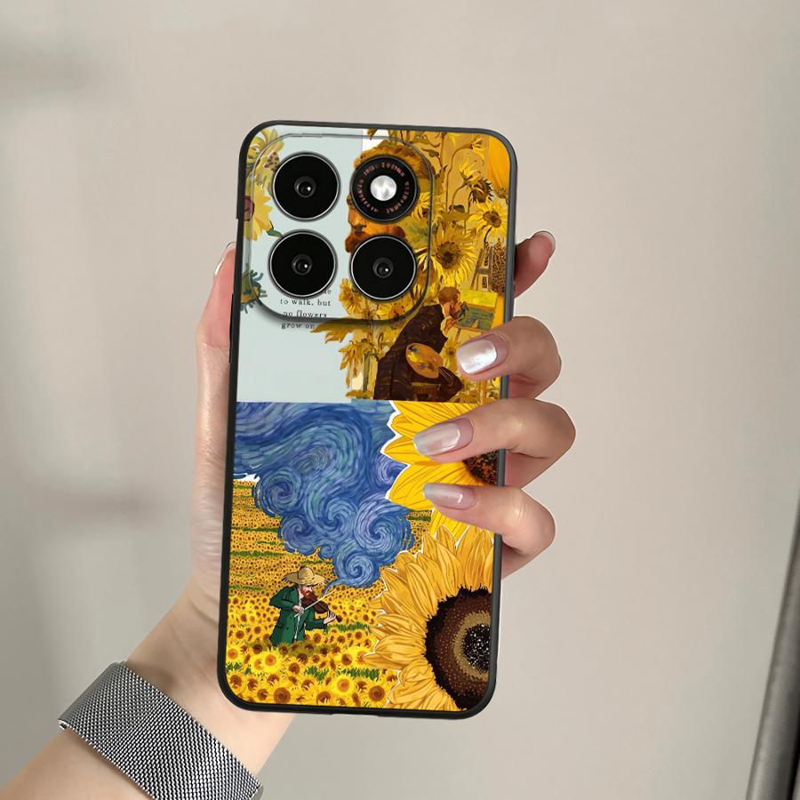 Van Gogh Sunflower Collage Pho - đánh giá và giá Phone Cases For Motorola