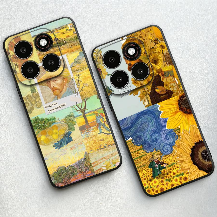 Van Gogh Sunflower Collage Pho - đánh giá và giá Phone Cases For Motorola