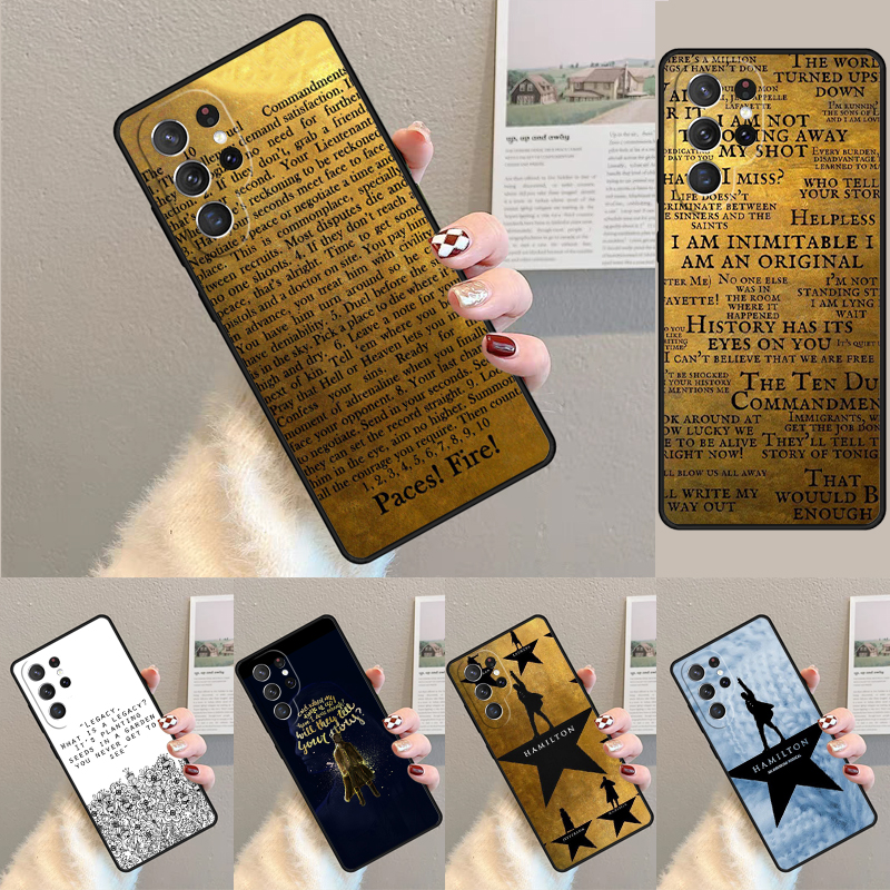 Hamilton Musical Lyrics soft S - đánh giá và giá Phone Cases Hamilton