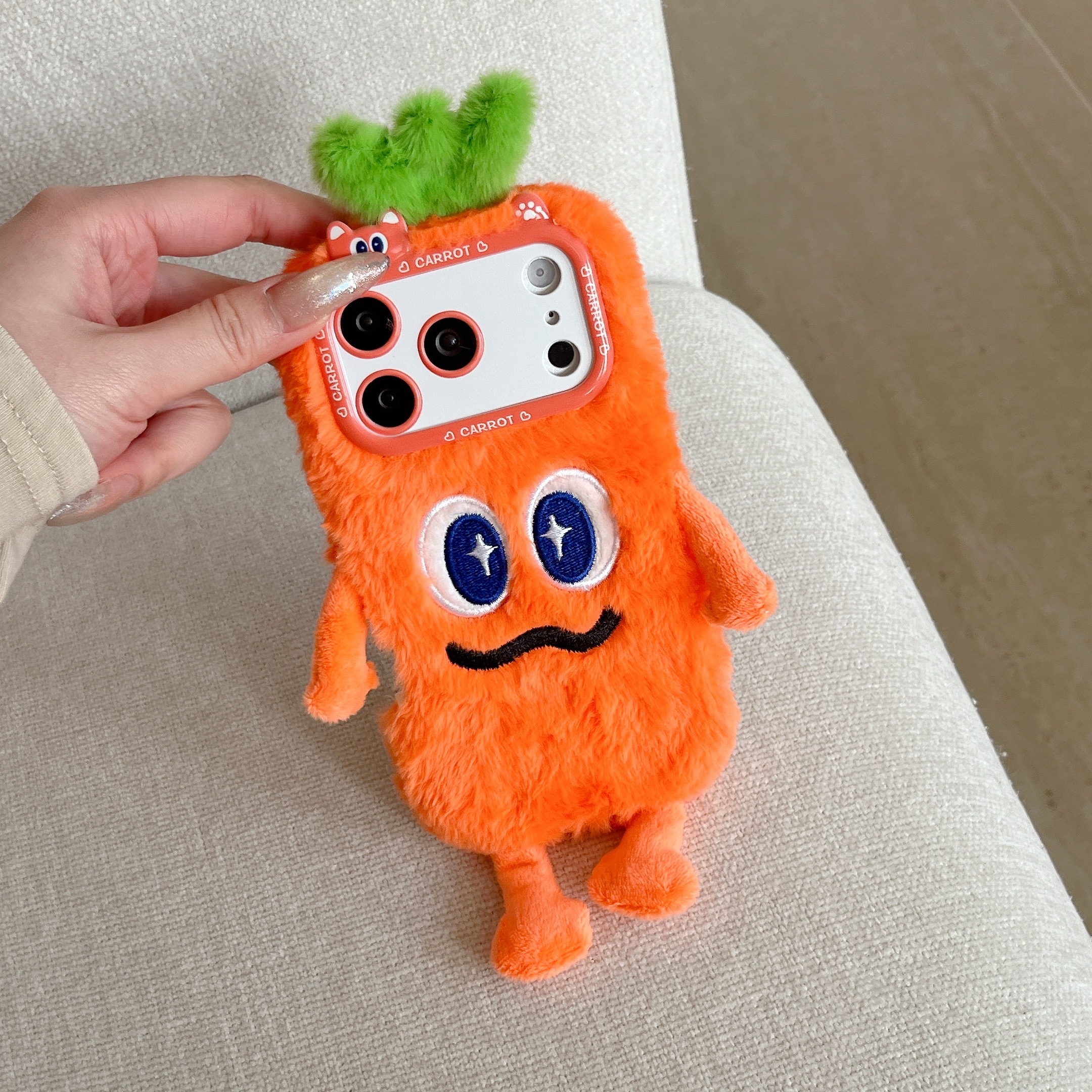 Cute Plush Phone Case with Qui - đánh giá và giá Phone Cases Protective