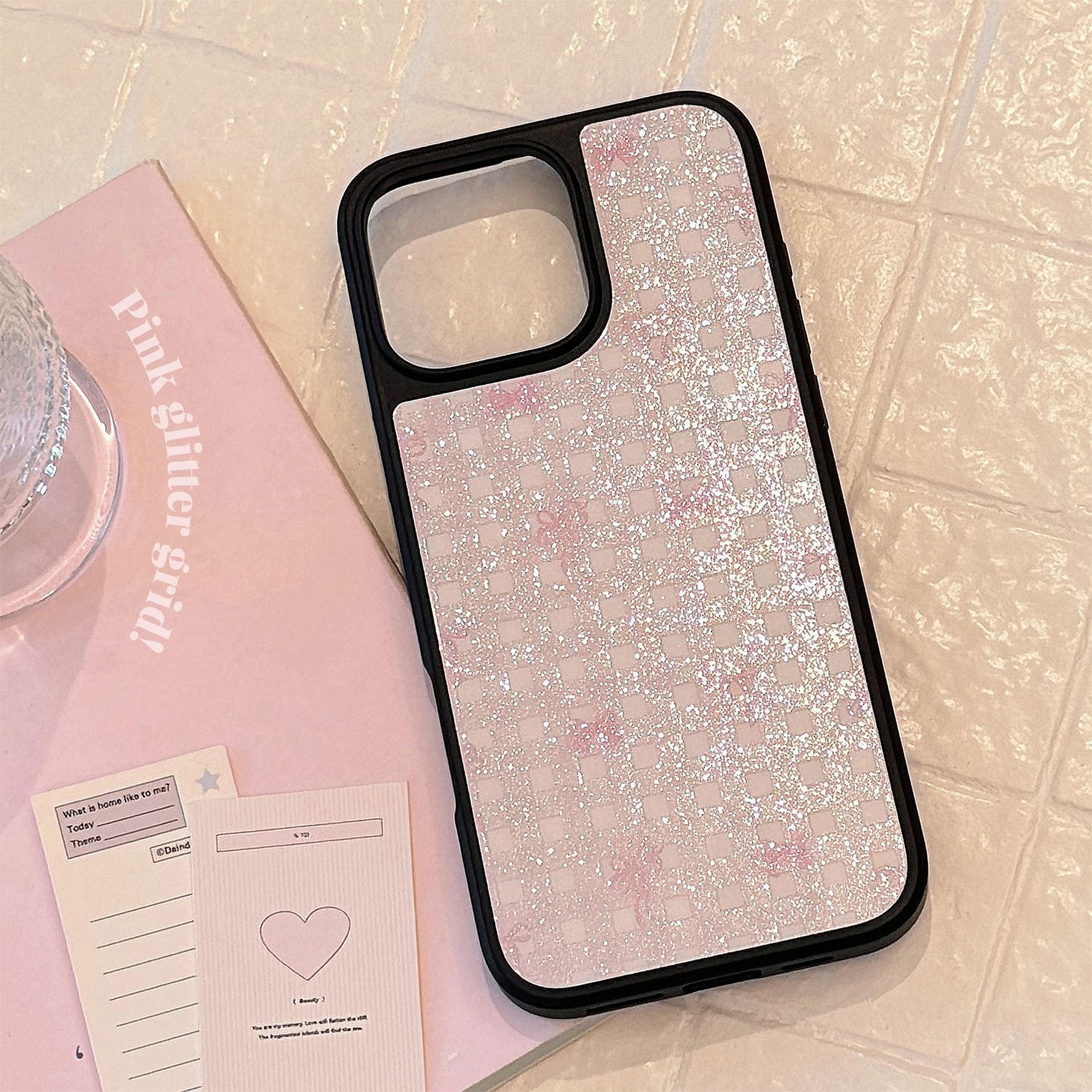 Korea Black Frame Pink Bowknot - đánh giá và giá Phone Cases Korean