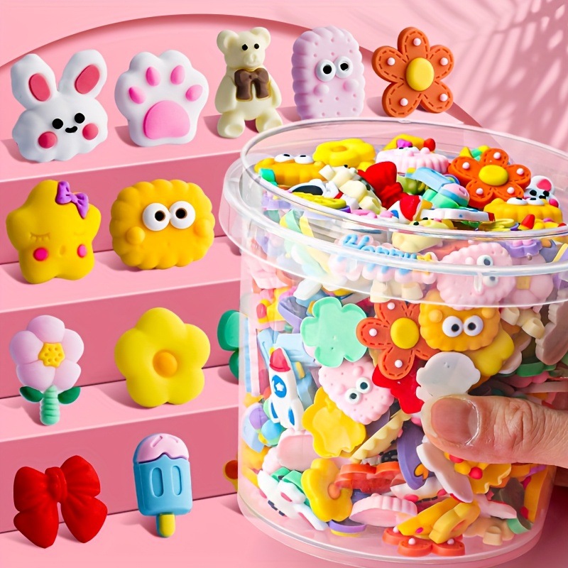 100pcs DIY Mixed Flower Animal - đánh giá và giá Phone Cases Rubber