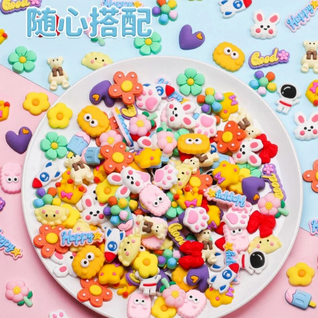 100pcs DIY Mixed Flower Animal - đánh giá và giá Phone Cases Rubber