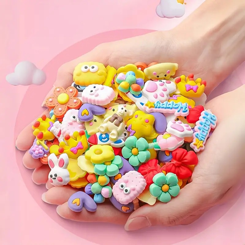 100pcs DIY Mixed Flower Animal - đánh giá và giá Phone Cases Rubber
