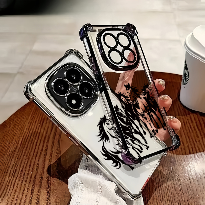 Plating Clear Soft Phone Case  - đánh giá và giá Phone Cases Horse