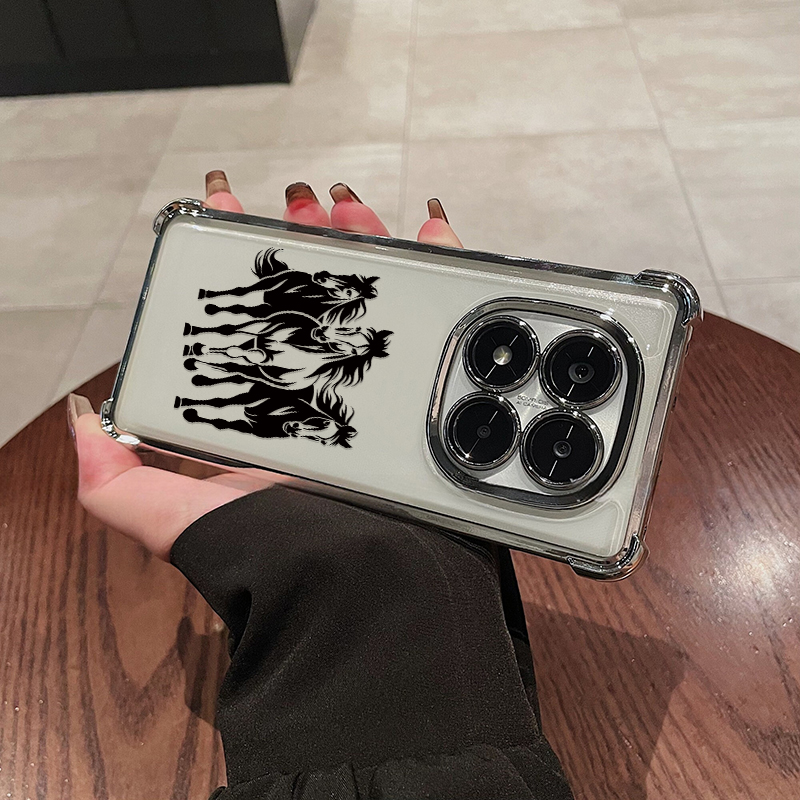 Plating Clear Soft Phone Case  - đánh giá và giá Phone Cases Horse