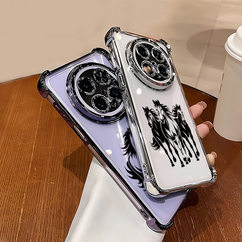 Plating Clear Soft Phone Case  - đánh giá và giá Phone Cases Horse