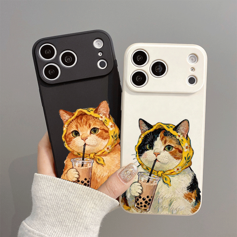 Funny Cartoon Animal Cat Coupl - đánh giá và giá Phone Cases Quirky