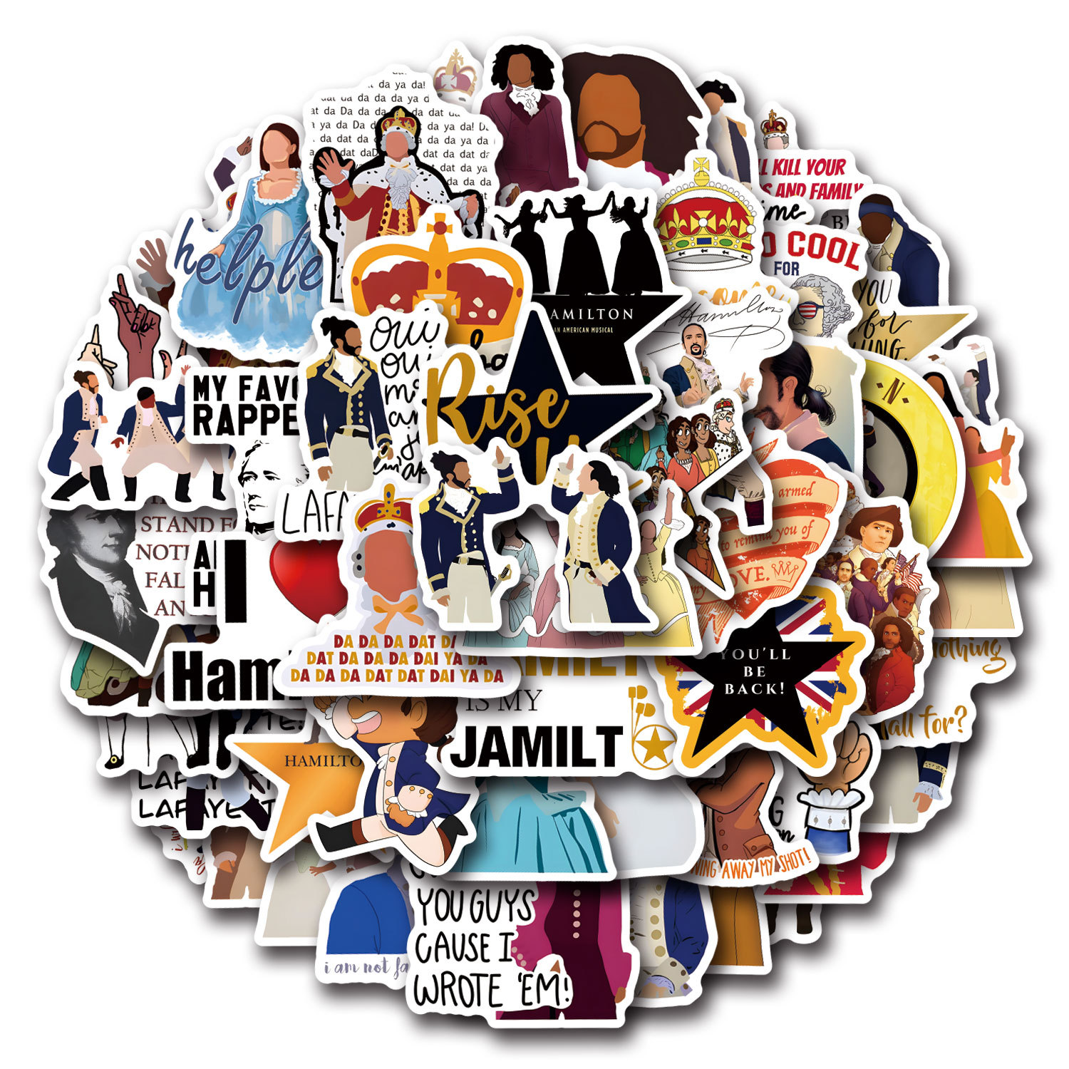 55PCS Hamilton Musical Cartoon - đánh giá và giá Phone Cases Hamilton