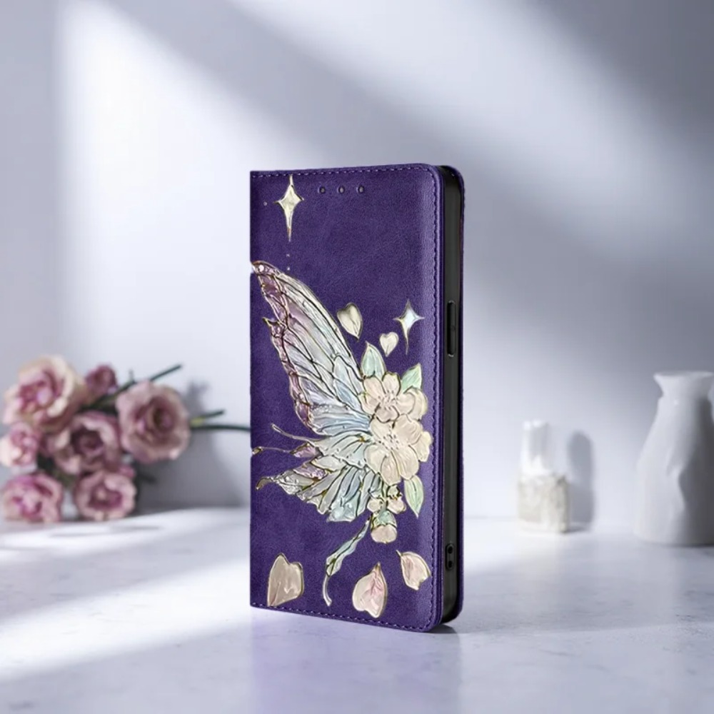 Painted Magnetic Flip Leather  - đánh giá và giá Phone Cases Galaxy S26