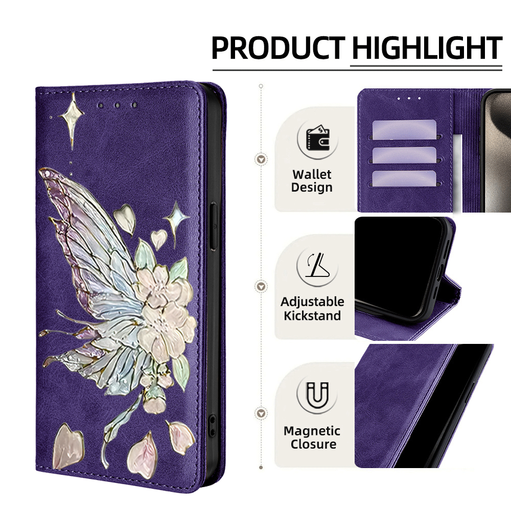 Painted Magnetic Flip Leather  - đánh giá và giá Phone Cases Galaxy S26